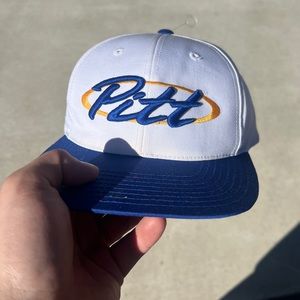 Vintage 90s University of Pittsburgh Pitt Snap Back Hat